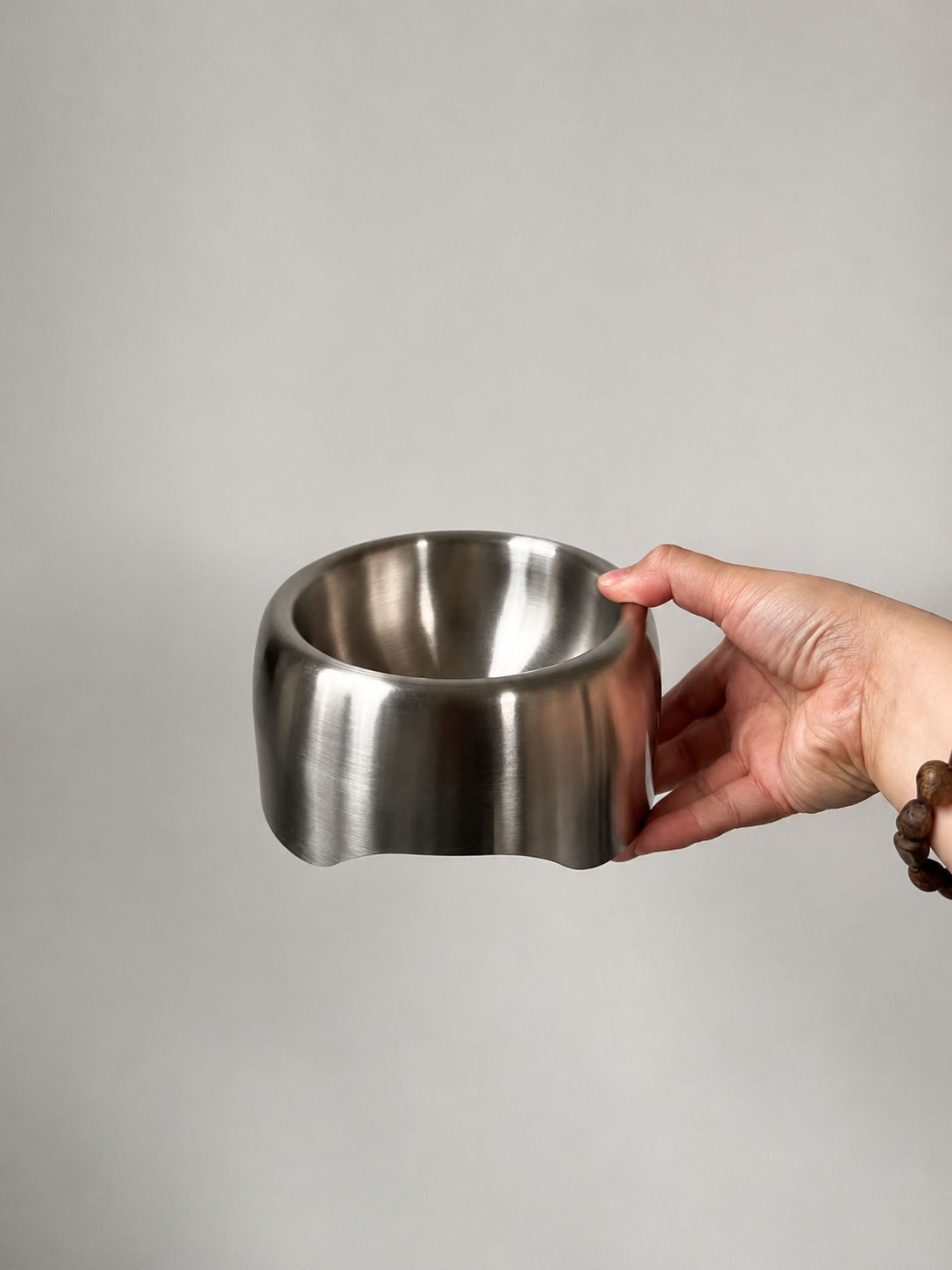 18/10 Stainless Steel Pet Bowl | Thickened One-Piece Feeding Bowl for Cats & Dogs