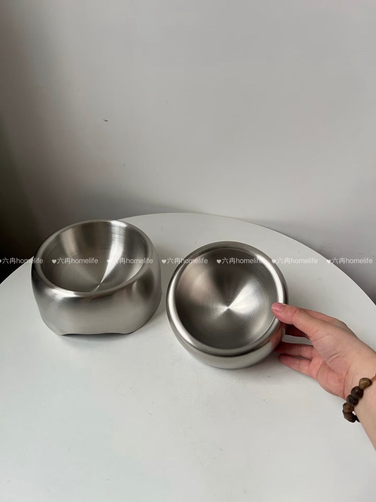 18/10 Stainless Steel Pet Bowl | Thickened One-Piece Feeding Bowl for Cats & Dogs